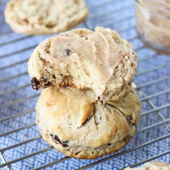 Cinnamon Raisin Biscuits