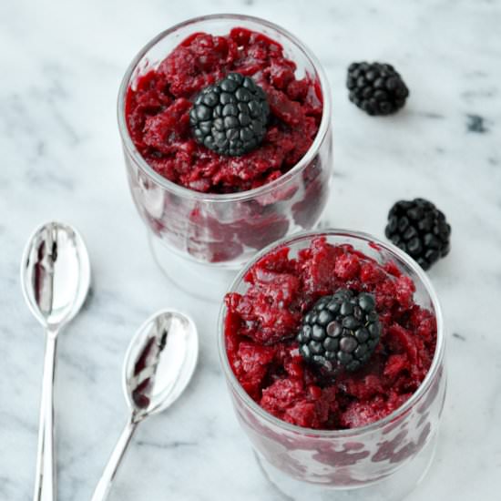 Blackberry Granita