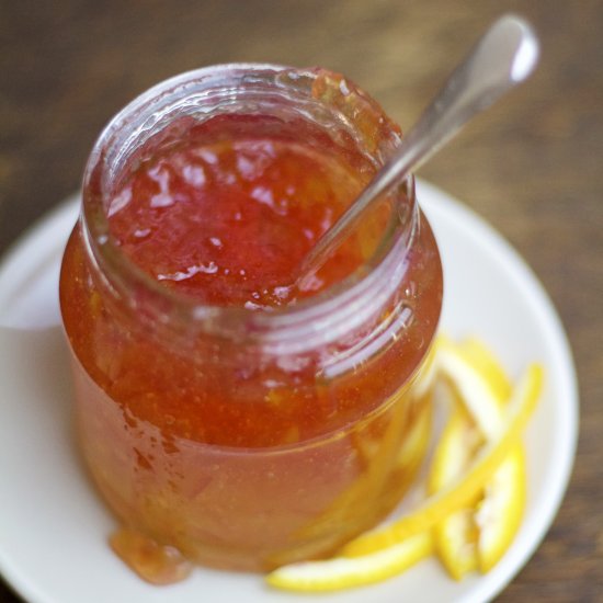 Blood Orange Marmalade with Rum