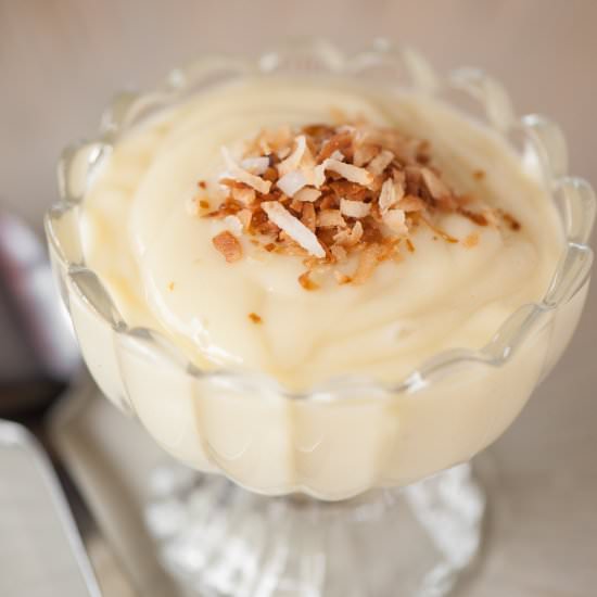 Homemade Coconut Pudding