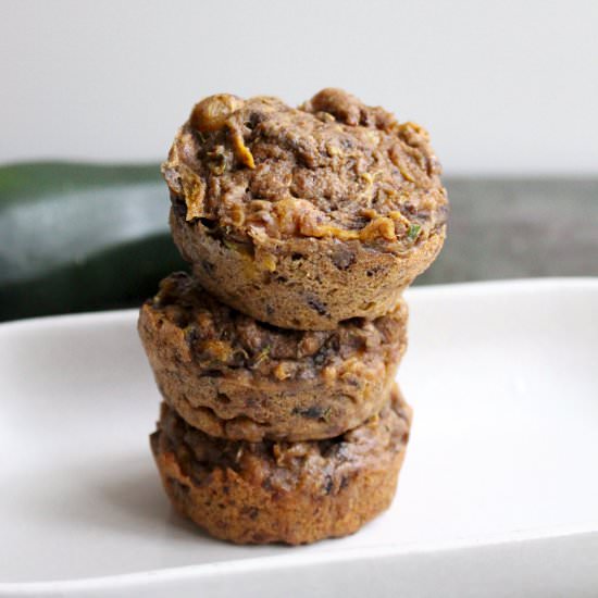 Vegan Zucchini & Carrot Muffins