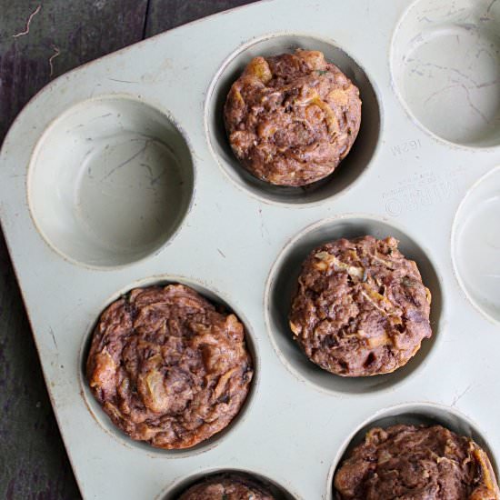 Vegan Zucchini & Carrot Muffins