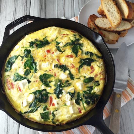 Spinach & Feta Frittata