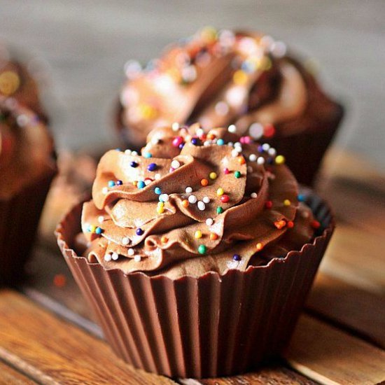 Double Chocolate Mousse Cups