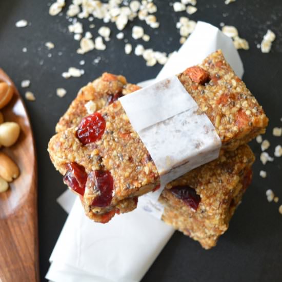 World’s best no-bake PB energy bars