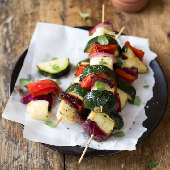 Halloumi Skewers