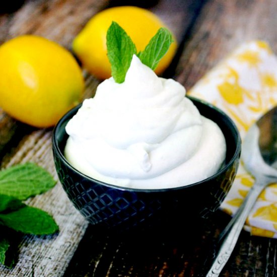 Clean Eating Vegan Lemon Mousse