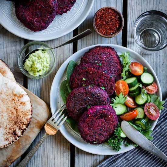 Vegan Beet Patties