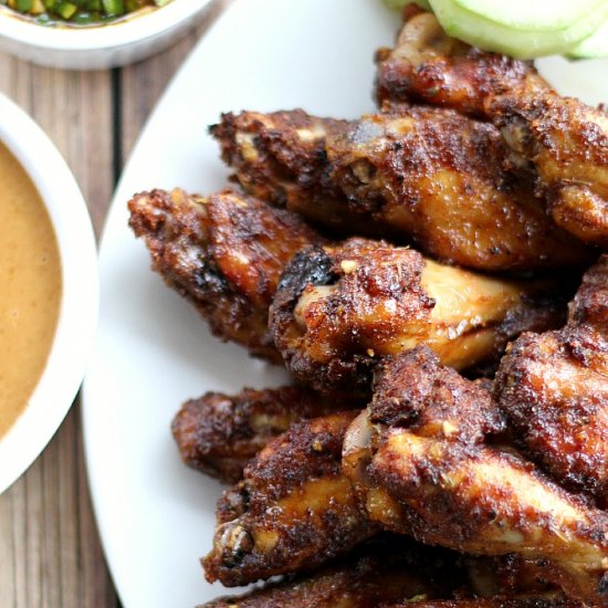 Baked Thai Chicken Wings