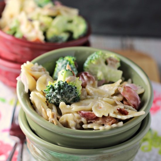 Broccoli and Grape Pasta Salad