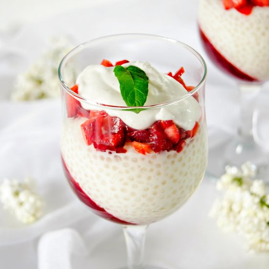 Berry Tapioca Pudding