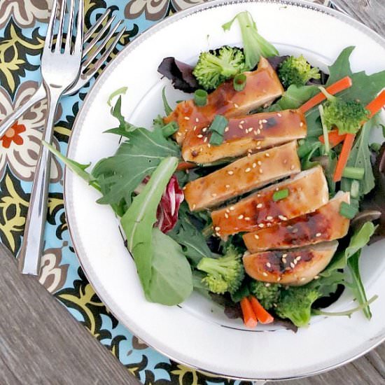 Grilled Teriyaki Chicken Salad