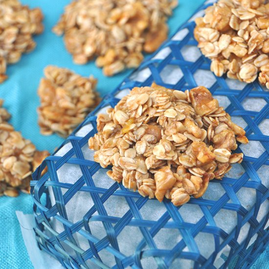 Banana Bread Oat Cookies