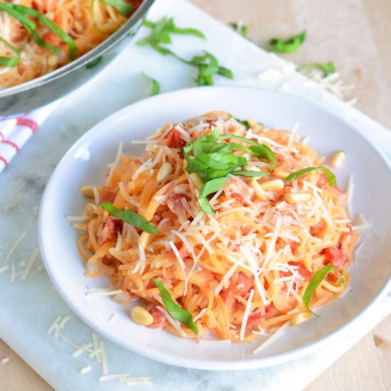 Blushing Rutabaga Noodles