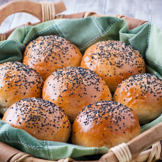 A Perfect Brioche Bun for Burgers