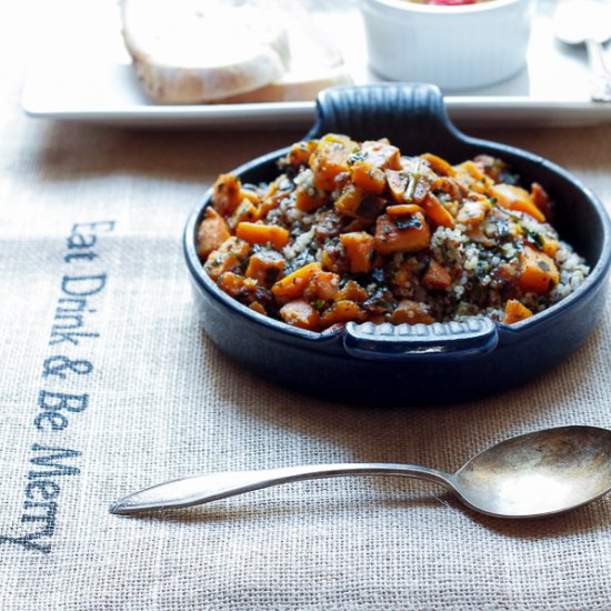 Sweet Potato Quinoa Hash