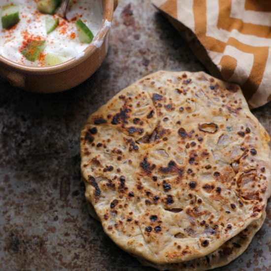 Stuffed Onion Paratha