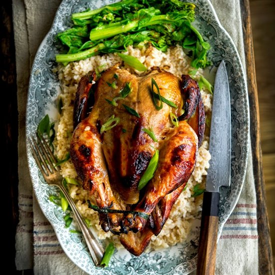 Chinese-Style Spring Roast Chicken