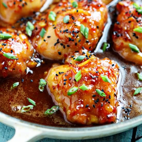 Easy Chili Marmalade Chicken