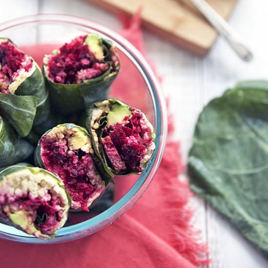 Tempeh Collard Wraps