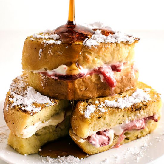 Strawberry Stuffed French Toast