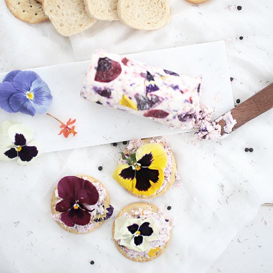 Floral Goat Cheese