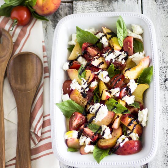 Peach Caprese Salad