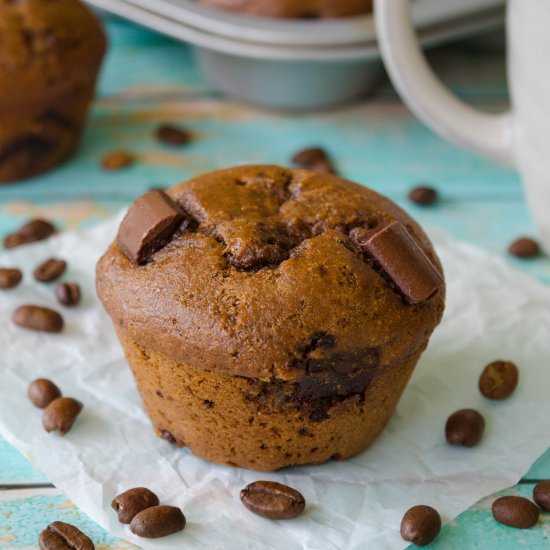 Mocha Chocolate Chunk Muffins