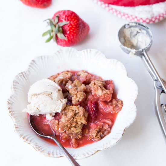 Strawberry-Rhubarb Crisp