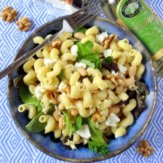 Creamy White Bean Pasta Salad