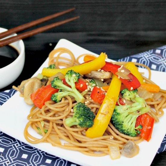 Easy Vegetable Lo Mein