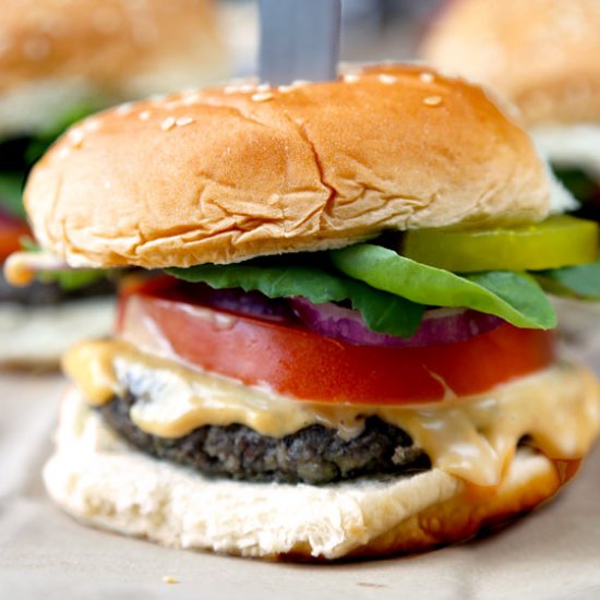 Mushroom Barley Burger