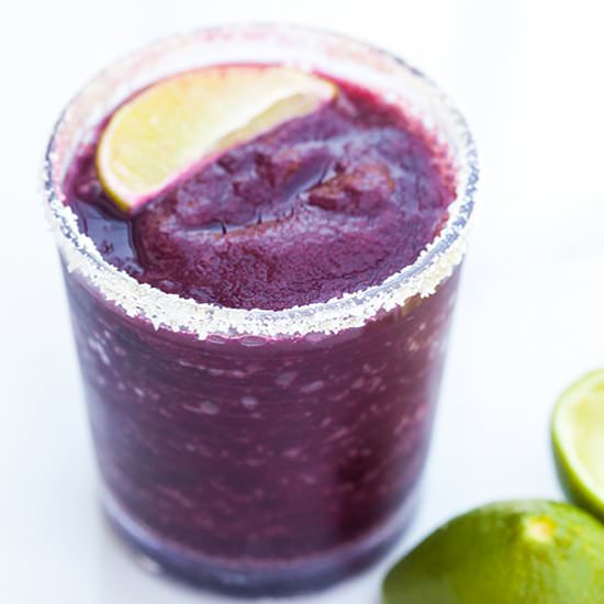 Frozen Blueberry Margaritas