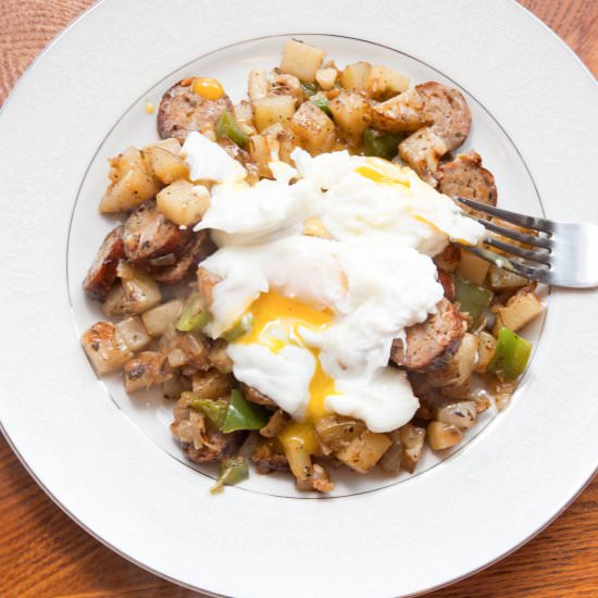 Sausage Hash n’ Eggs