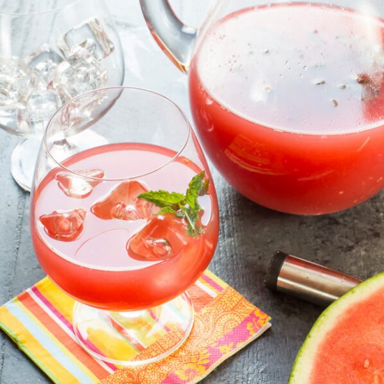 Watermelon Gin Punch