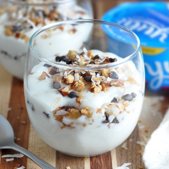 Almond Joy Yogurt Parfaits