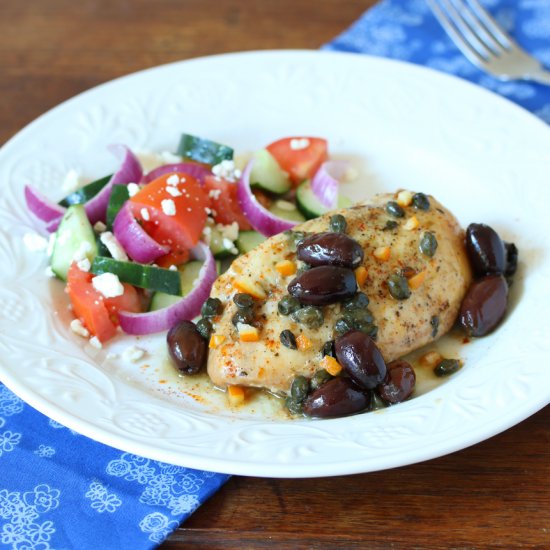 Slow Cooker Greek Chicken