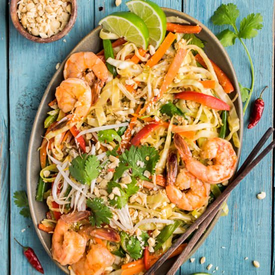 Cabbage Noodle Pad Thai