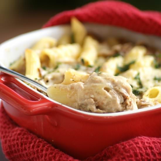 Healthy Cheesy Tuna Pasta Bake