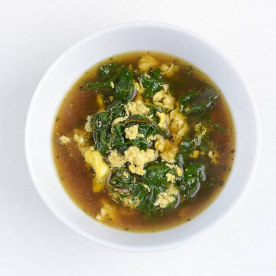 Egg Drop Bone Broth Soup