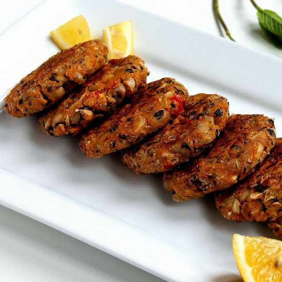 Black Eyes Bean Kebabs