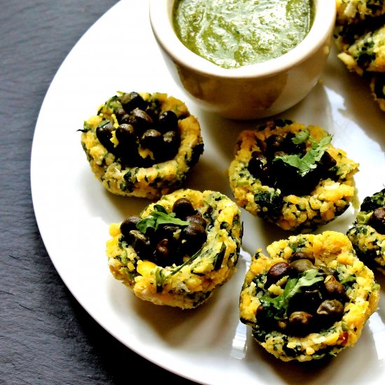 Steamed Lentil Fenugreek Baskets