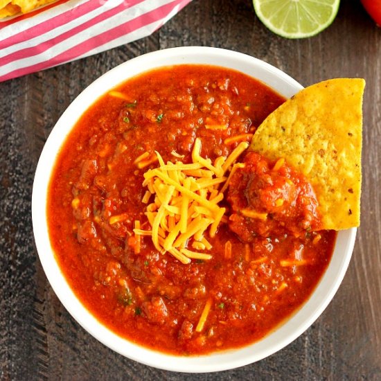 Cheesy Chili Salsa