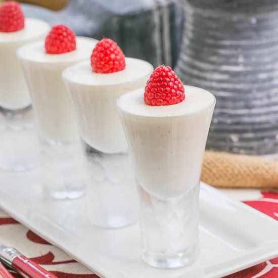 Vanilla Bean Cheesecake Shooters