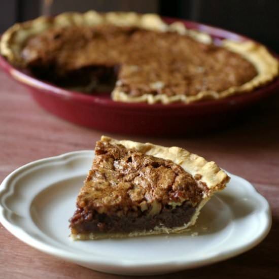 Chocolate Walnut Pie