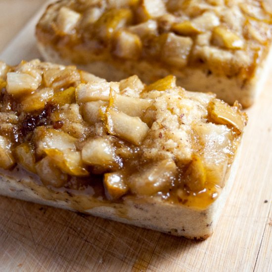 Anise Bread with Sweet Pear Sauce