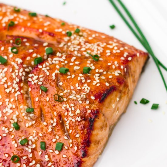 Honey Ginger Glazed Salmon