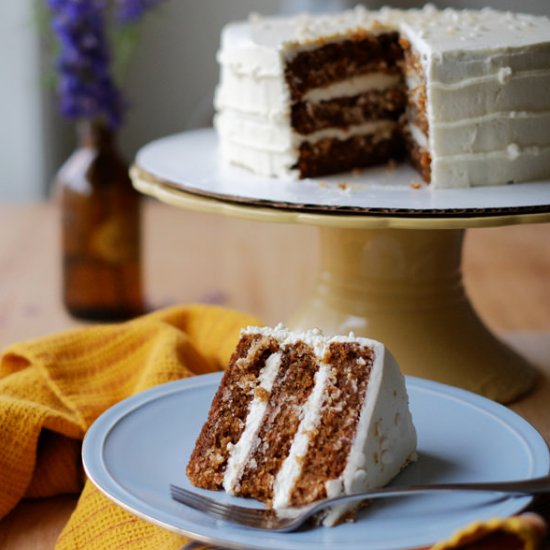 Carrot Graham Cracker Cake