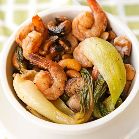 Paleo Shrimp Stirfry