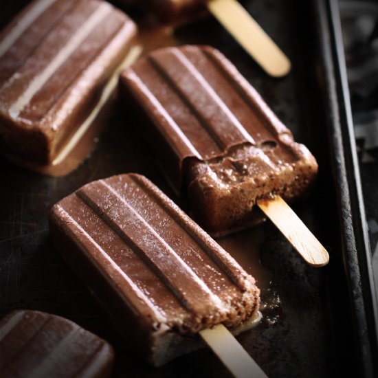 Chocolate Fudge Popsicles